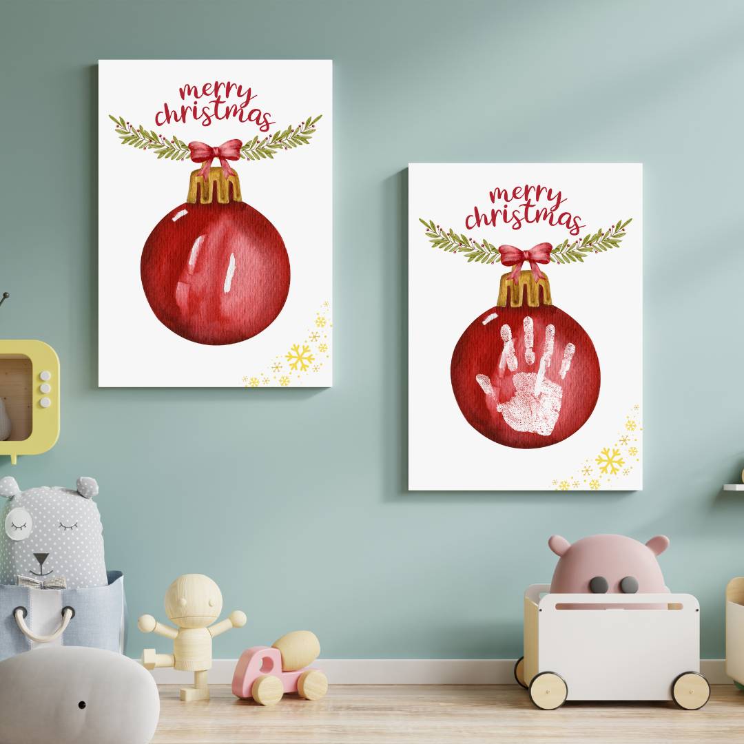 Manualidad Navideña: Huella de Mano – PLR