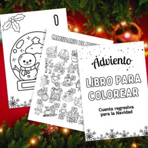 Libro para Colorear de Adviento (Cuenta Regresiva) – PLR