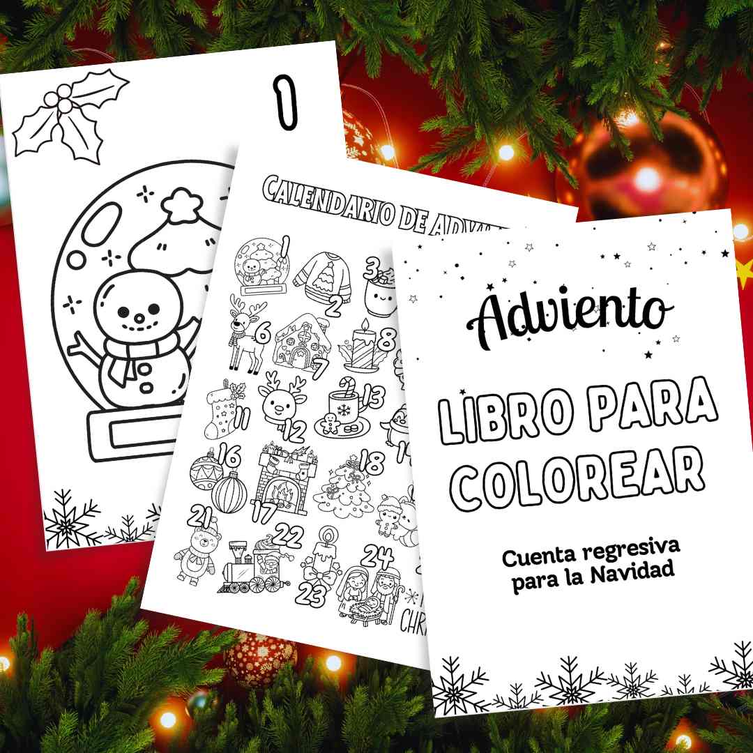 Libro para Colorear de Adviento (Cuenta Regresiva) – PLR